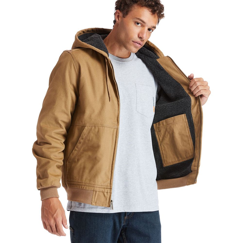 Geaca Timberland Barbati Maro - Pro® Gritman Lined, Hooded Panza - Romania - QDSOJZ186